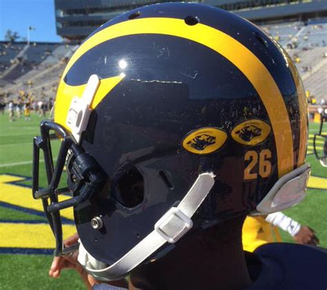 Photo: Check out a first look at Michigan's helmet stickers - Big Ten ...