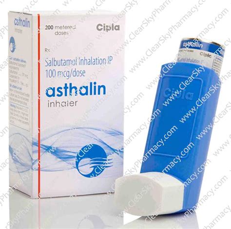 Asthalin Inhaler 100 mcg | Buy Generic ProAir Online | Side Effects