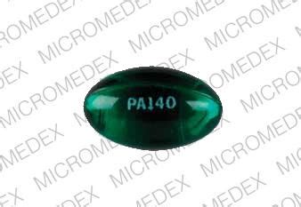 PA140 Pill Green Oval 13mm - Pill Identifier