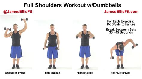 COMPLETE Shoulders Workout using Dumbbells - YouTube