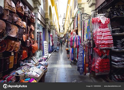 Alcaiceria Market in Granada, Spain. Narrow streets filled with – Stock Editorial Photo ...