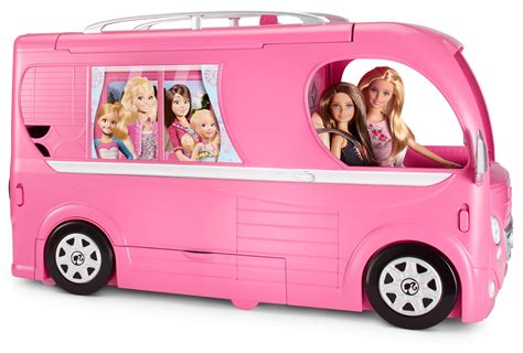 Amazon.com: Barbie Pop-Up Camper Vehicle: Toys & Games