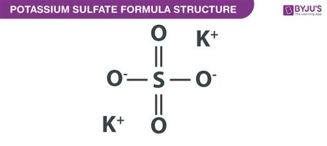 Potassium Sulfate Formula - Chemical Formula, Structure And Properties