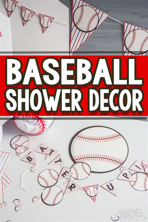 Baseball Themed Baby Shower Decorations