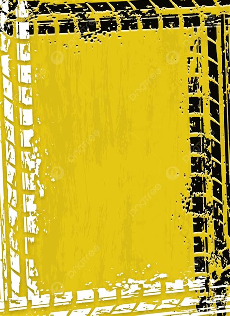 Yellow Abstract Contrast Color Black And White Minimalist Rut Texture Border Poster Background ...