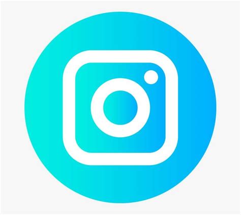 Instagram Logo With Blue Background