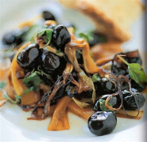 Warm Salad of Sauteed Black Olives Recipe - RecipeMatic