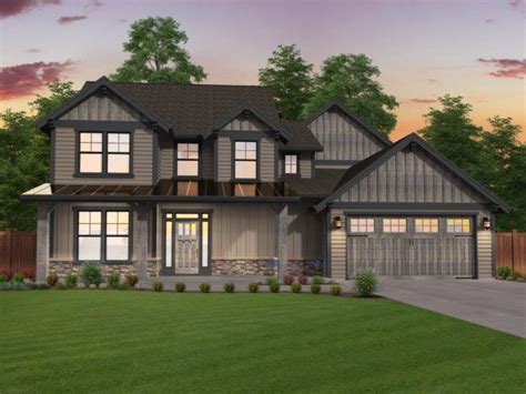 Modern Craftsman One Story House Plans