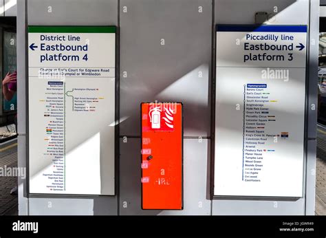 London underground station signs hi-res stock photography and images ...