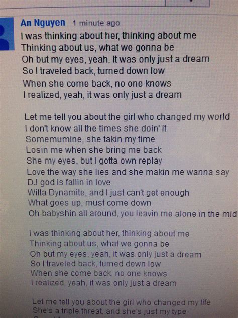 Just A Dream Lyrics (1/3) by StrikerandSonictwins on DeviantArt