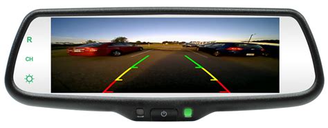 Car Rear View Mirrors with Large Screen and Multiple Cameras