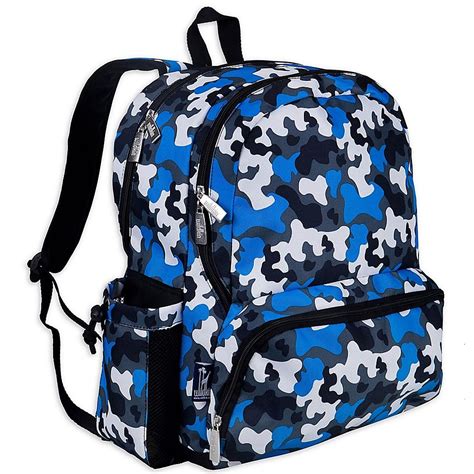 Wildkin Camo Megapak Backpack In Blue | Kids backpacks, Blue camo, Backpacks