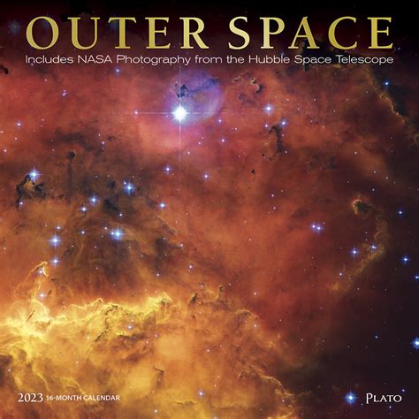 Outer Space | 2023 Square Wall Calendar | Plato Calendars