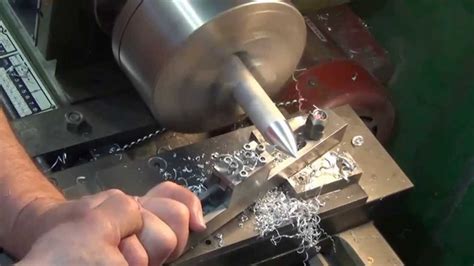 Metal Lathe - Large Cone, Bullet, Radius, Ball Cutting Attachment - YouTube