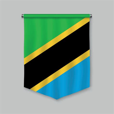 pennant with flag 10972070 Vector Art at Vecteezy