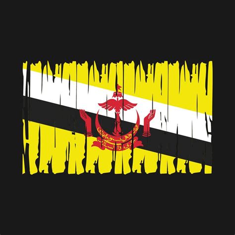 Brunei Flag Vector 20356153 Vector Art at Vecteezy