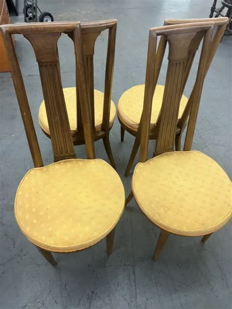 1960S TOMLINSON SOPHISTICATE collection high back dining chairs *very ...