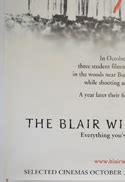 Blair Witch Project (The) (British 4 Sheet Poster) - Original Movie Poster