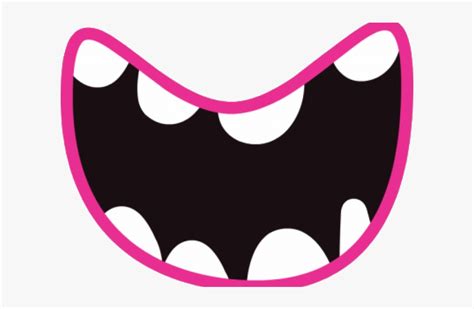 Mouth Lips Clipart Monster Funny Clip Art Transparent - Clip Art Monster Mouth, HD Png Download ...