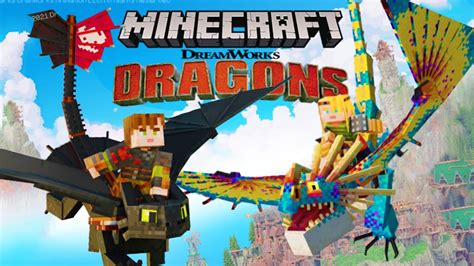 Minecraft: How To Train Your Dragon (Bedrock DLC Mashup Pack!) - YouTube