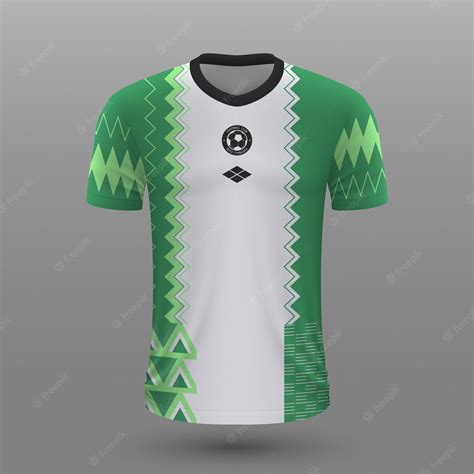 Premium Vector | Realistic soccer jersey of Nigeria