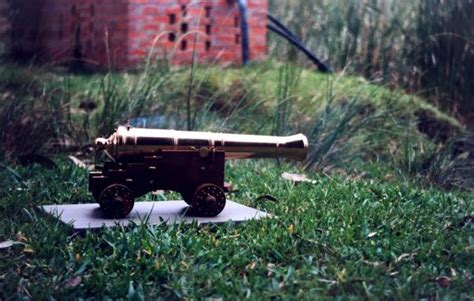 Miniature Cannons Firing