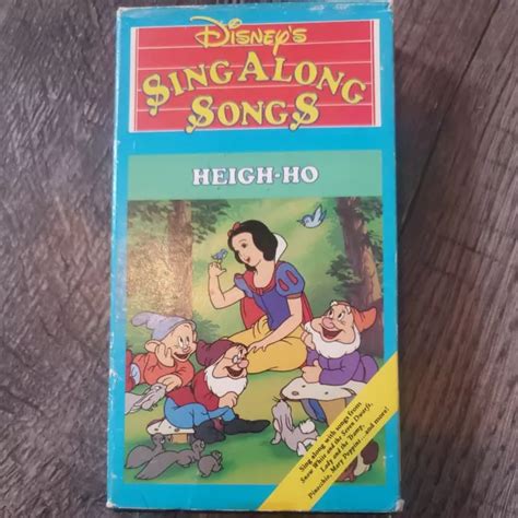 CLASSIC DISNEYS SING Along Songs - Heigh-Ho VHS 1987 Animation Tested $13.17 - PicClick CA