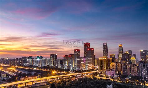 Beijing International Trade Cbd Night View China Zun Picture And HD ...