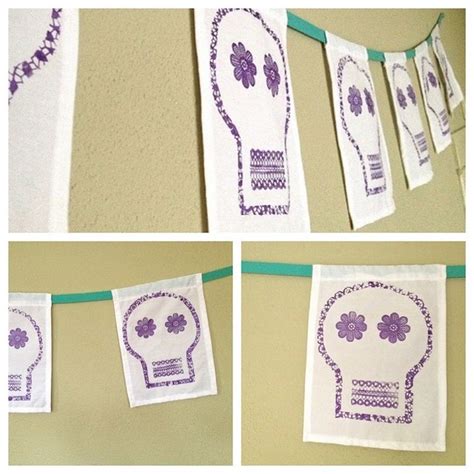 Dia de los Muertos Skull Banner Tutorial - Maker Mama