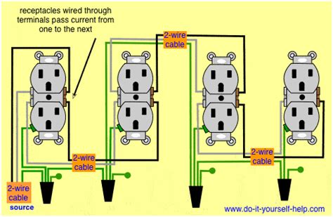 How To Wire Multiple Outlets In Series