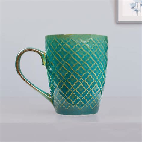 Buy The Earth Store Glam Studio Coffee Mug Set of 2 Ceramic Mugs to Gift to Best Friend, Tea ...