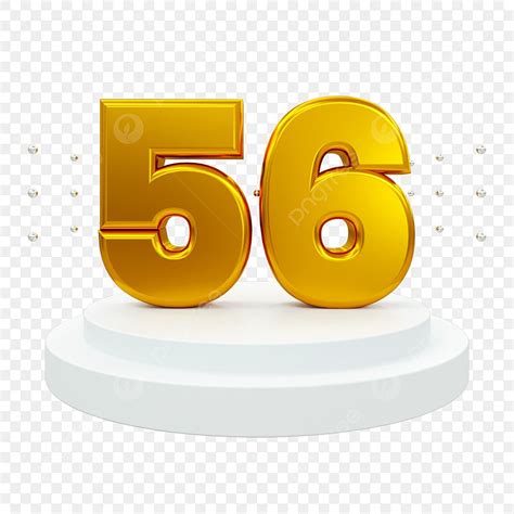 عرض رقم 56 3d, 56, رقم, 3d PNG وملف PSD للتحميل مجانا