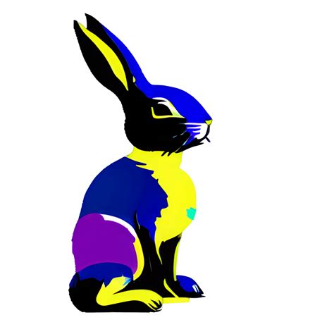 Pop Art Bunny Graphic · Creative Fabrica