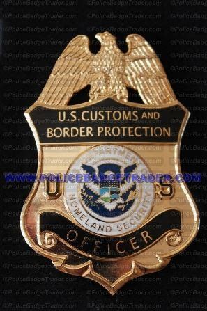 CBP Officer badge with colored centre seal (RARE) Available from www ...