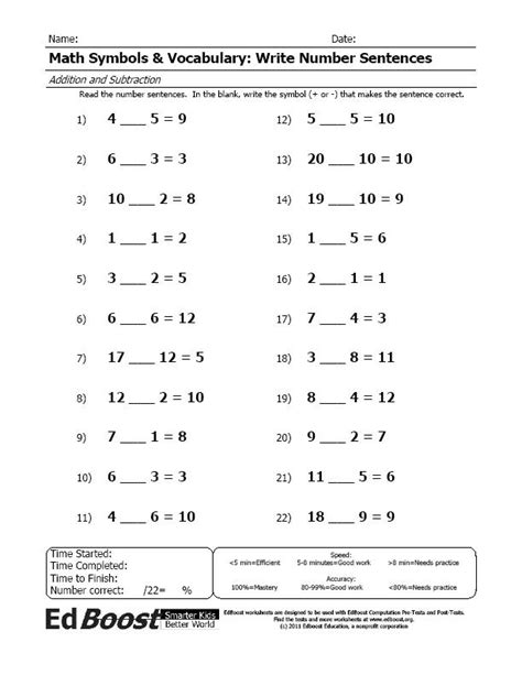 Grade 1 Math Worksheets/page/2 | New Calendar Template Site