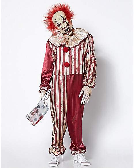 Adult Creepy Clown Costume - Spencer's