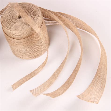 Wholesale natural jute ribbon roll for decoration