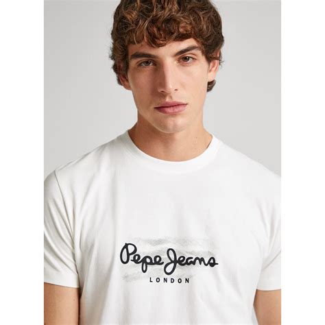 Cotton logo print t-shirt with short sleeves, slim fit Pepe Jeans | La Redoute
