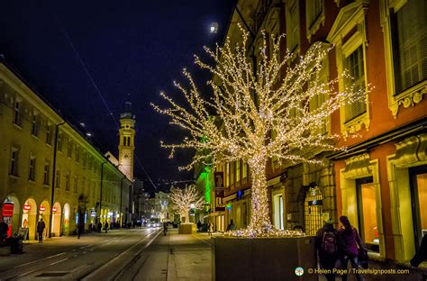 Christmas lights in Innsbruck