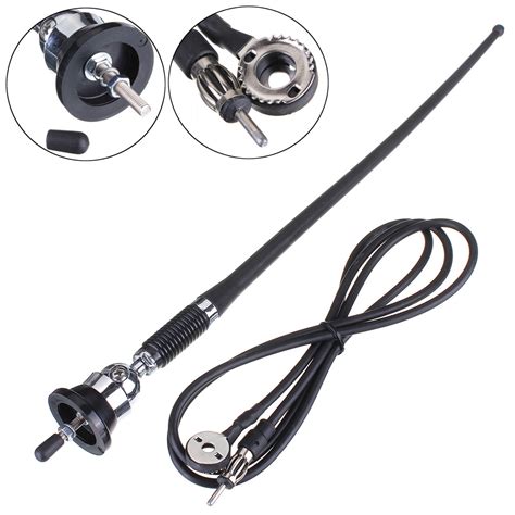 Rma305 Universal Car Radio Rubber Mast Antenna Aerial Replacement Wing Or Roof