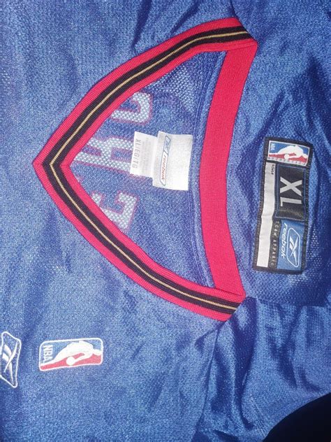 Allen Iverson Philadelphia 76ers Basketball Jersey Reebok NBA XL | eBay