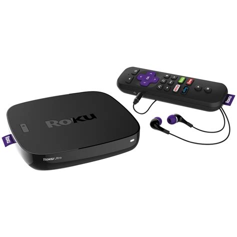 Restored Roku 4661xb Ultra Streaming Player With In-ear Headphones ...