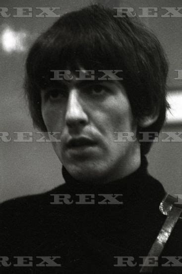 : George Harrison, Abbey Road Studios. (1964)...