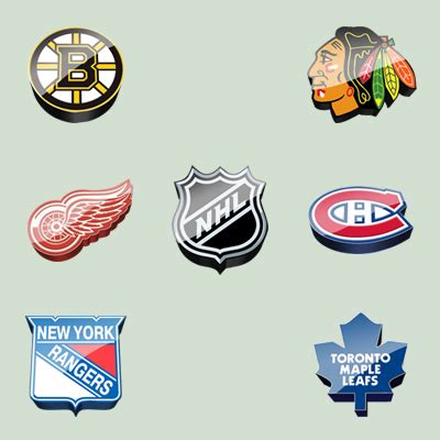 NHL - Original Six Icons by madeofglass13 on DeviantArt