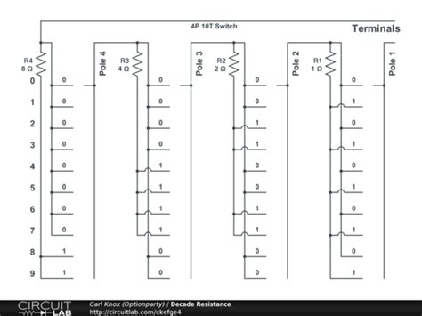 Decade Resistance Box - CircuitLab