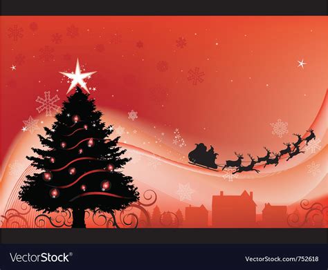 Christmas greeting card design background Vector Image