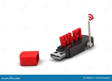 Usb With Internet Connection Stock Illustration - Image: 54884931