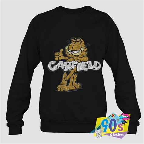 Funny Top Garfield Classic Sweatshirt On Sale - 90sclothes.com