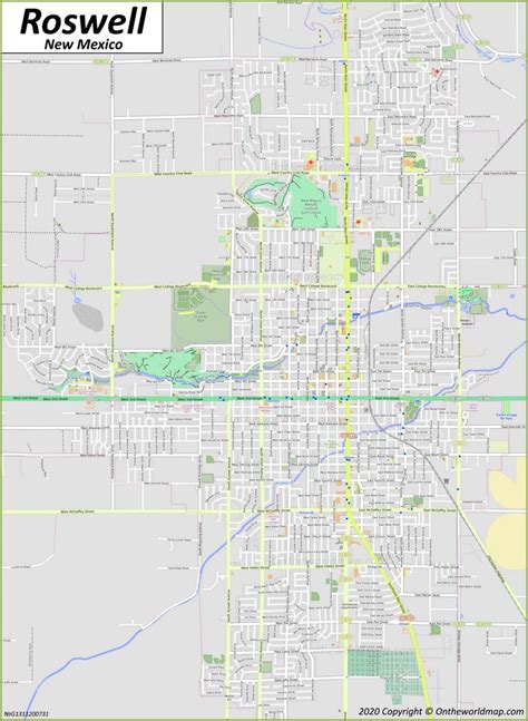 Roswell Map | New Mexico, U.S. | Discover Roswell with Detailed Maps