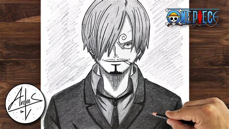 How To Draw SANJI | One Piece Sketch Tutorial (stpe by step) - YouTube